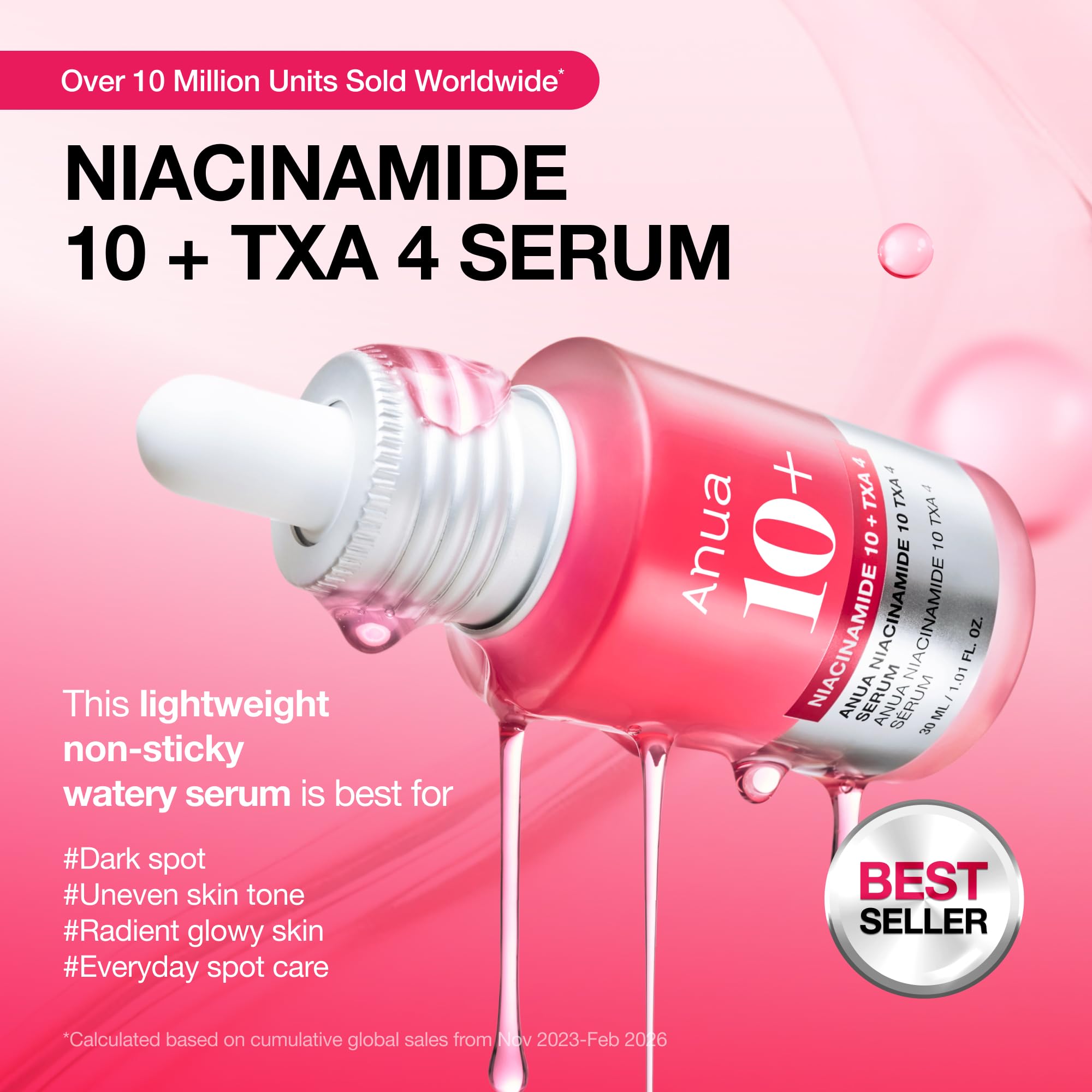 ANUA Niacinamide 10% TXA 4% serum manchas USA Beauty Co
