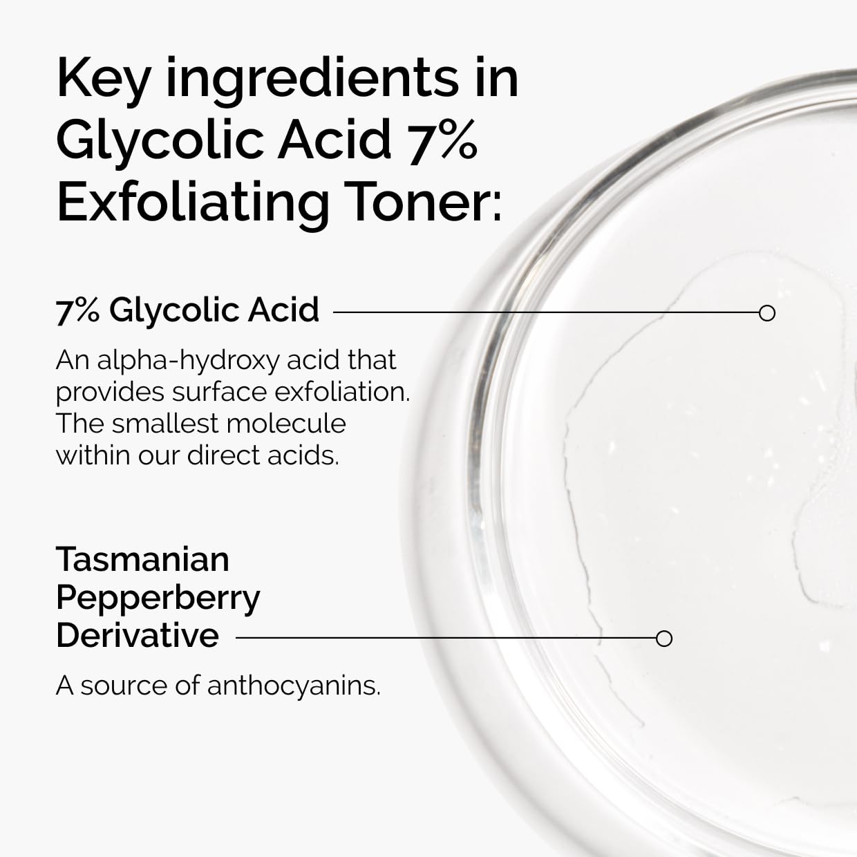 The Ordinary Glycolic Acid 7% tónico exfoliante 100ml USA Beauty Co