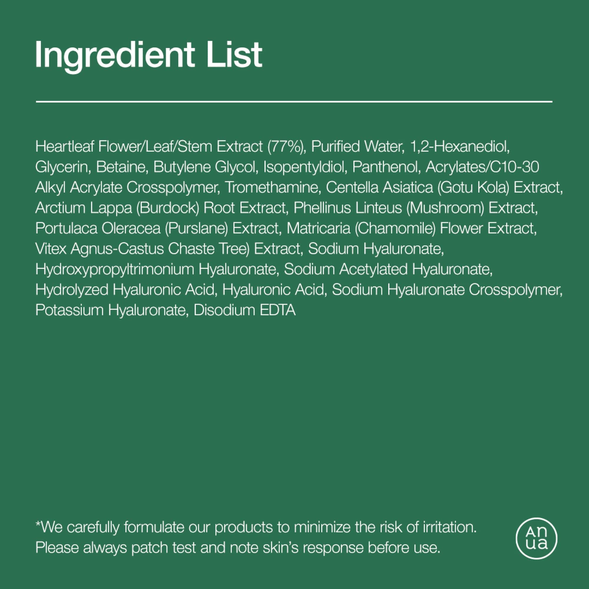 Tónico Facial ANUA Heartleaf 77%